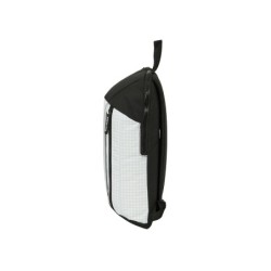 Mini mochila safta con cremallera vertical real madrid 1 equipacion 24/25 390x220x100 mm