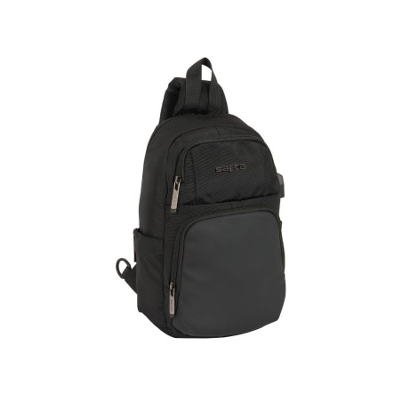 Mini mochila safta 1 hombrera tablet 10''usb safta business 340x180x120 mm