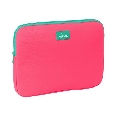 Funda para portatil 14'' safta nait nait rosa fluor 250x340x20 mm