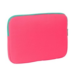 Funda para portatil 14'' safta nait nait rosa fluor 250x340x20 mm
