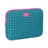 Funda para portatil 14'' safta nait nait pata de gallo verde 250x340x20 mm