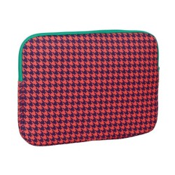 Funda para portatil 14'' safta nait nait pata de gallo coral 250x340x20 mm