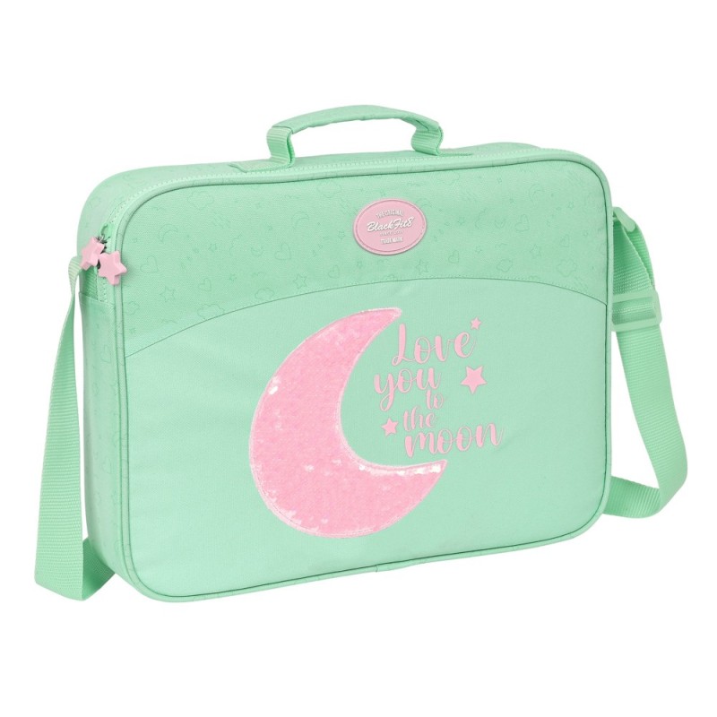 Cartera extraescolar safta resistente reciclada blackfit8 moon 280x380x60 mm