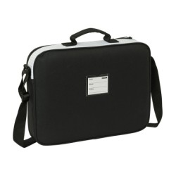 Cartera extraescolar safta resistente real madrid 1 equipacion 24/25 280x380x60 mm