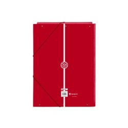 Carpeta carton folio gomas solapas safta sevilla f.c. corporativa