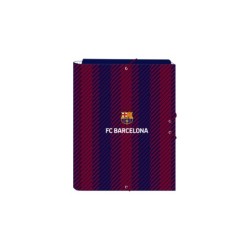 Carpeta carton folio gomas solapas safta f.c. barcelona