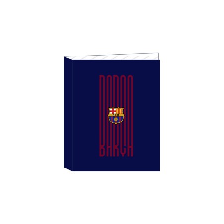 Carpeta safta 4 anillas mixtas carton folio f.c. barcelona