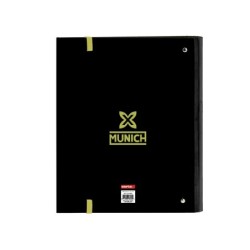 Carpeta safta 4 anillas de 35 mm con recambio din a4 100 hojas con goma y 5 separadores munich beat