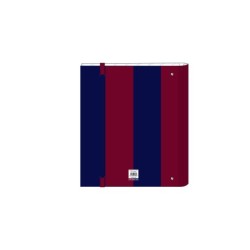 Carpeta safta 4 anillas de 35 mm con recambio din a4 100 hojas con goma y 5 separadores f.c. barcelona