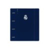 Carpeta safta 4 anillas de 35 mm con recambio din a4 100 hojas polipropileno real madrid 1 equipacion 24/25