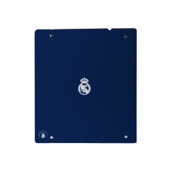 Carpeta safta 4 anillas de 35 mm con recambio din a4 100 hojas polipropileno real madrid 1 equipacion 24/25