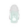 Botella portaliquidos safta 500 ml apertura automatica con pajita miffy menta 195x73x73 mm