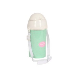 Botella portaliquidos safta 500 ml apertura automatica con pajita blackfit8 moon 195x73x73 mm