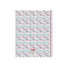 Cuaderno espiral safta microperforado din a4 tapa forrada 120 hojas cuadro 5 mm 60 gr moos floresistente