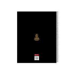 Cuaderno espiral safta microperforado din a4 tapa forrada 120 hojas cuadro 5 mm 60 gr kings league ultimate