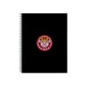 Cuaderno espiral safta microperforado din a4 tapa forrada 120 hojas cuadro 5 mm 60 gr kings league porcinos