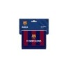 Billetera safta f.c. barcelona 95x125x10 mm