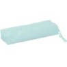 Bolso escolar portatodo safta rectangular con goma elastica 22 cm azul claro
