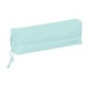 Bolso escolar portatodo safta rectangular con goma elastica 22 cm azul claro