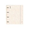Carpeta con recambio safta din a4 cuadro 5 mm polipropileno foam 4 anillas 35mm estampados floral rosa