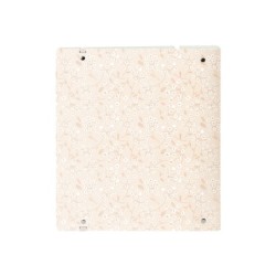 Carpeta con recambio safta din a4 cuadro 5 mm polipropileno foam 4 anillas 35mm estampados floral rosa