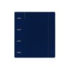 Carpeta con recambio safta din a4 cuadro 5 mm polipropileno foam 4 anillas 35mm azul oscuro