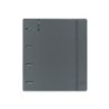 Carpeta con recambio safta din a4 cuadro 5 mm polipropileno foam 4 anillas 35mm gris oscuro