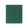 Carpeta con recambio safta din a4 cuadro 5 mm polipropileno foam 4 anillas 35mm verde oscuro