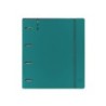 Carpeta con recambio safta din a4 cuadro 5 mm polipropileno foam 4 anillas 35mm azul