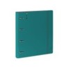 Carpeta con recambio safta din a4 cuadro 5 mm polipropileno foam 4 anillas 35mm azul