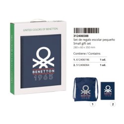 Set regalo pequeño safta benetton varsity 60x280x350 mm