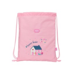 Saco plano safta junior reciclado glowlab kids sweet home 10x260x340 mm