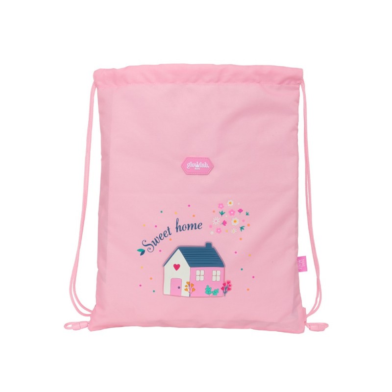 Saco plano safta junior reciclado glowlab kids sweet home 10x260x340 mm