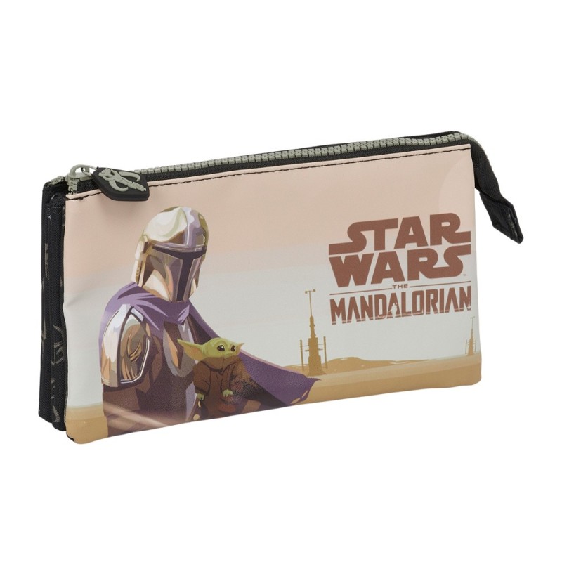 Bolso escolar portatodo safta triple the mandalorian this is the way 30x220x120 mm