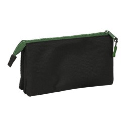 Bolso escolar portatodo safta triple munich caviar 30x220x120 mm