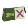 Bolso escolar portatodo safta triple munich bright khaki 30x220x120 mm