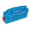 Bolso escolar portatodo safta triple los pitufos 30x220x120 mm
