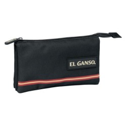 Bolso escolar portatodo safta triple el ganso basics 30x220x120 mm