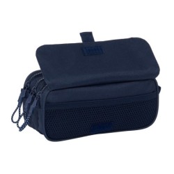 Bolso escolar portatodo safta triple big kappa blue night 80x215x100 mm