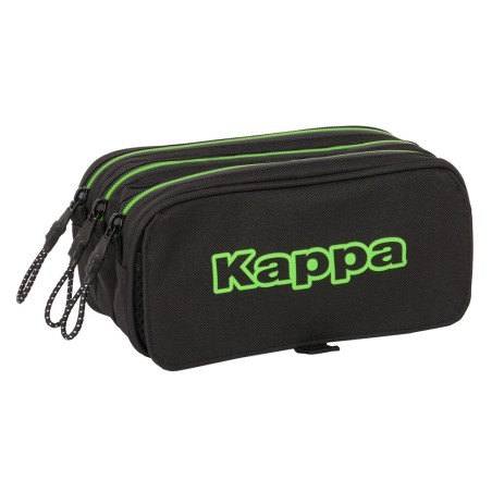 Bolso escolar portatodo safta triple big kappa black 80x215x100 mm