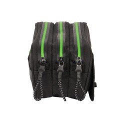 Bolso escolar portatodo safta triple big kappa black 80x215x100 mm