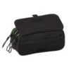 Bolso escolar portatodo safta triple big kappa black 80x215x100 mm