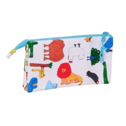Bolso escolar portatodo safta triple algo de jaime 30x220x120 mm
