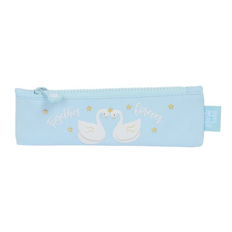 Bolso escolar portatodo safta estrecho glowlab cisnes 10x200x60 mm