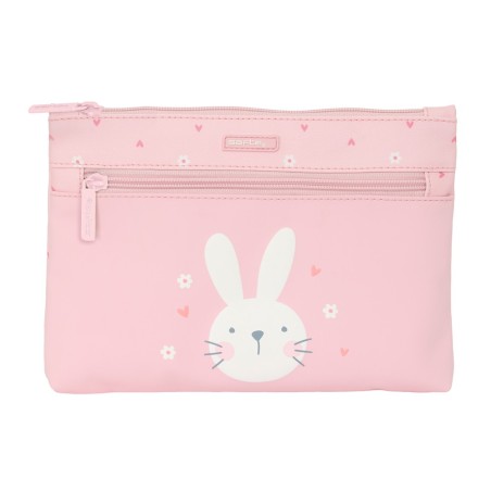 Bolso escolar portatodo safta doble grande facil limpieza preescolar 30x230x160 mm