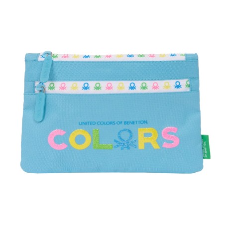 Bolso escolar portatodo safta doble grande benetton spring 30x230x160 mm