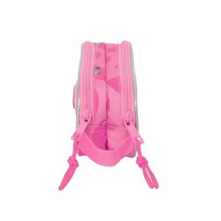 Bolso escolar portatodo safta doble minnie mouse loving 60x210x80 mm