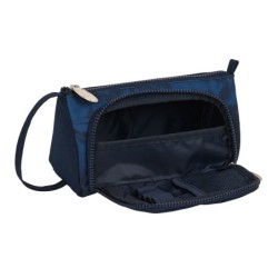 Bolso escolar portatodo safta con bolsillo desplegable vacio batman legendary 85x200x110 mm