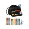 Bolso escolar portatodo safta con bolsillo desplegable safta california 85x200x110 mm
