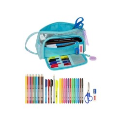 Bolso escolar portatodo safta con bolsillo desplegable frozen ii hello spring 85x200x110 mm